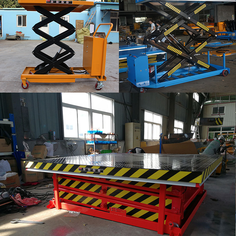 Small fixed scissor fork lifting platform, electric lifting car, mobile lifting platform, fully self-propelled elevator