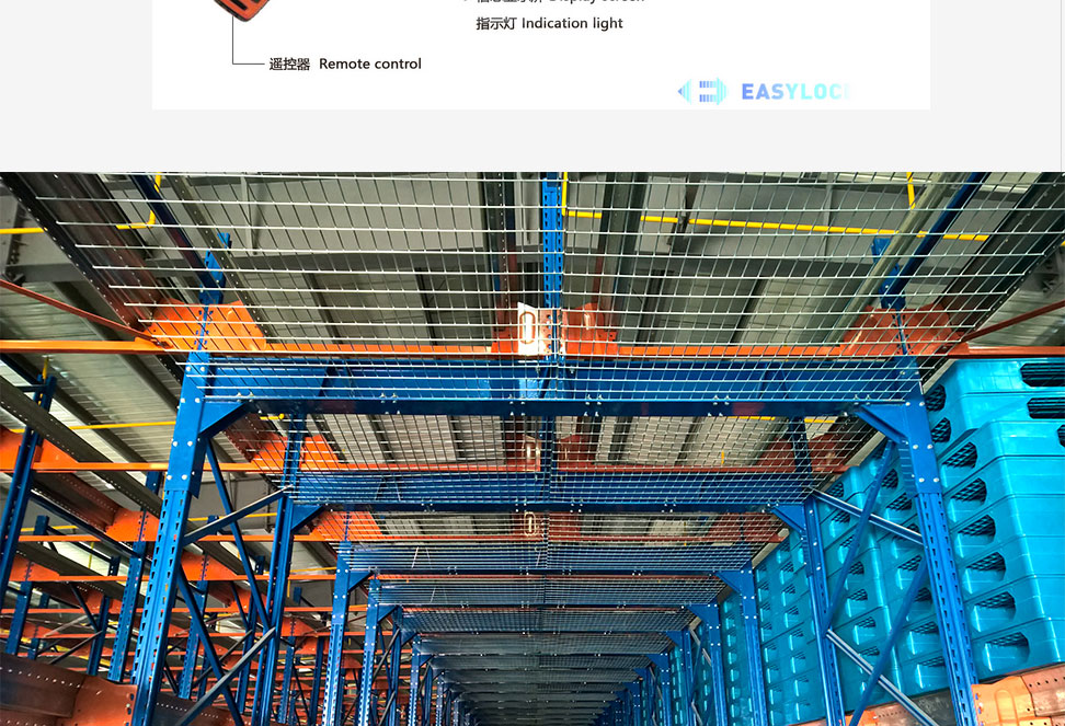Intelligent shuttle storage rack, high mounted heavy-duty warehouse shuttle truck rack, optional rack, customizable