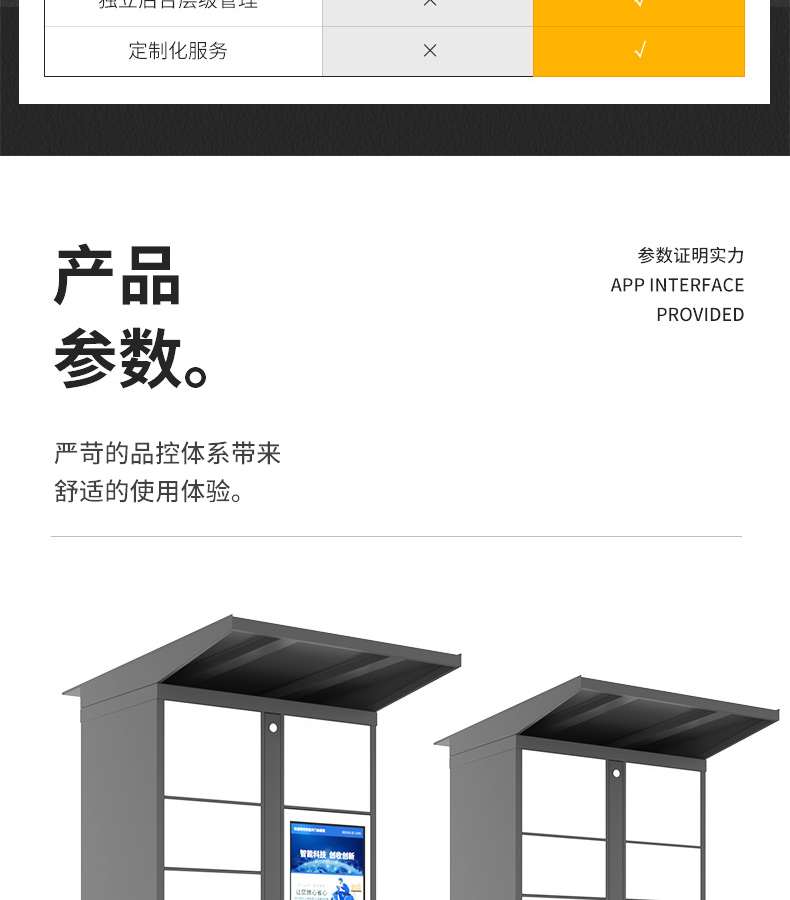 Baiwei Intelligent Express Cabinet Self pickup Cabinet Cainiao Post Station Storage and Storage Cabinet Outdoor Express Cabinet in Community Customizable Post Station Scheme