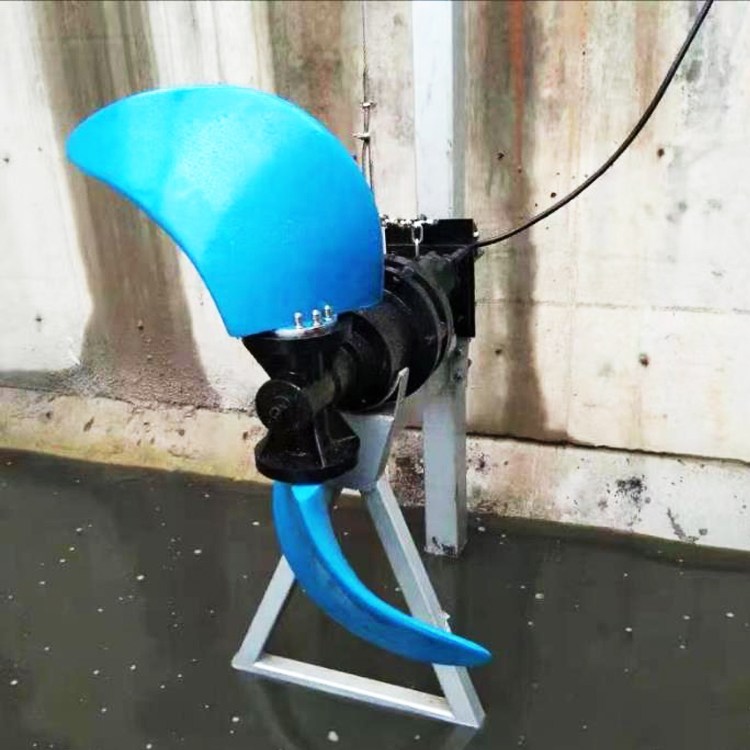 博得流体设备 低速水下铸铁搅拌器 沉淀混合搅拌泵 潜水推流器QDT