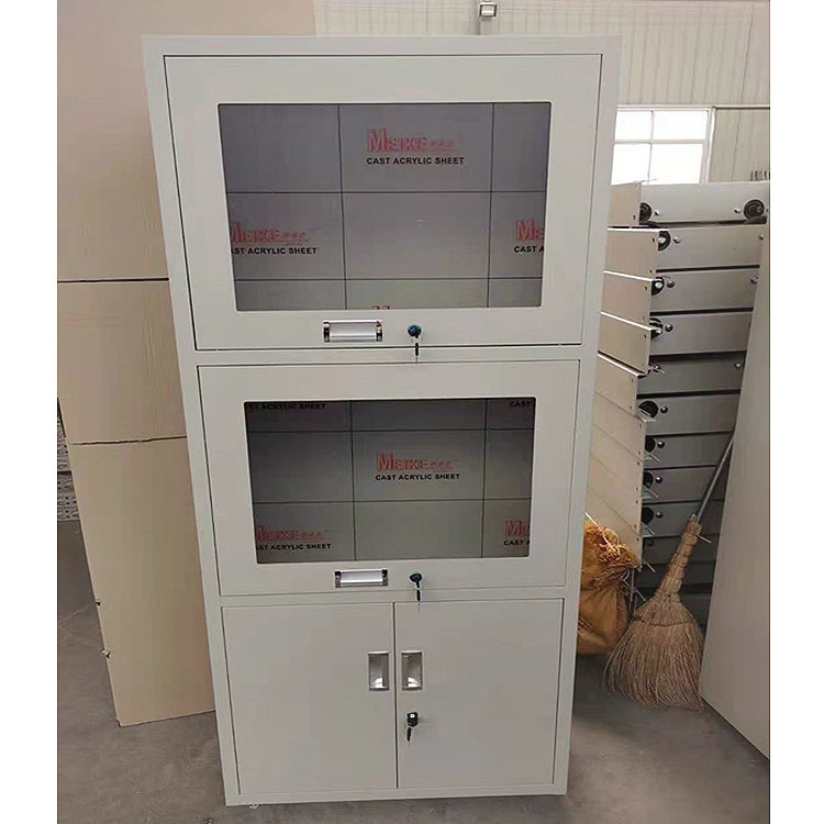 Factory staff's nine door goods cabinet, iron cabinet, customized Combination lock, storage cabinet, file cabinet, Jieshun