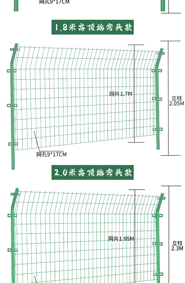 River guardrail net, fish pond breeding net, enclosure, orchard wire mesh, metal fence