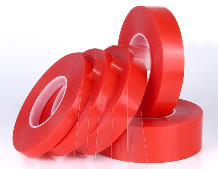 Pet red film transparent double-sided tape high viscosity repair mobile phone computer screen acrylic double-sided tape