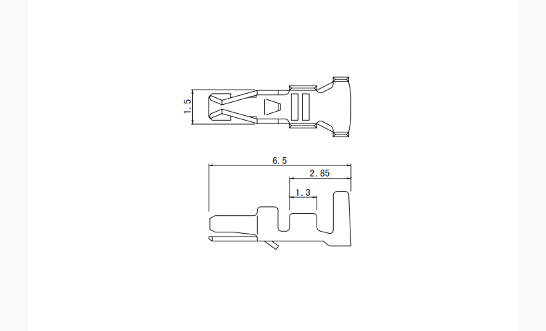 SPHD-001T-P0.5 terminal JST factory wire to board crimping type daily pressure spot connector No.1