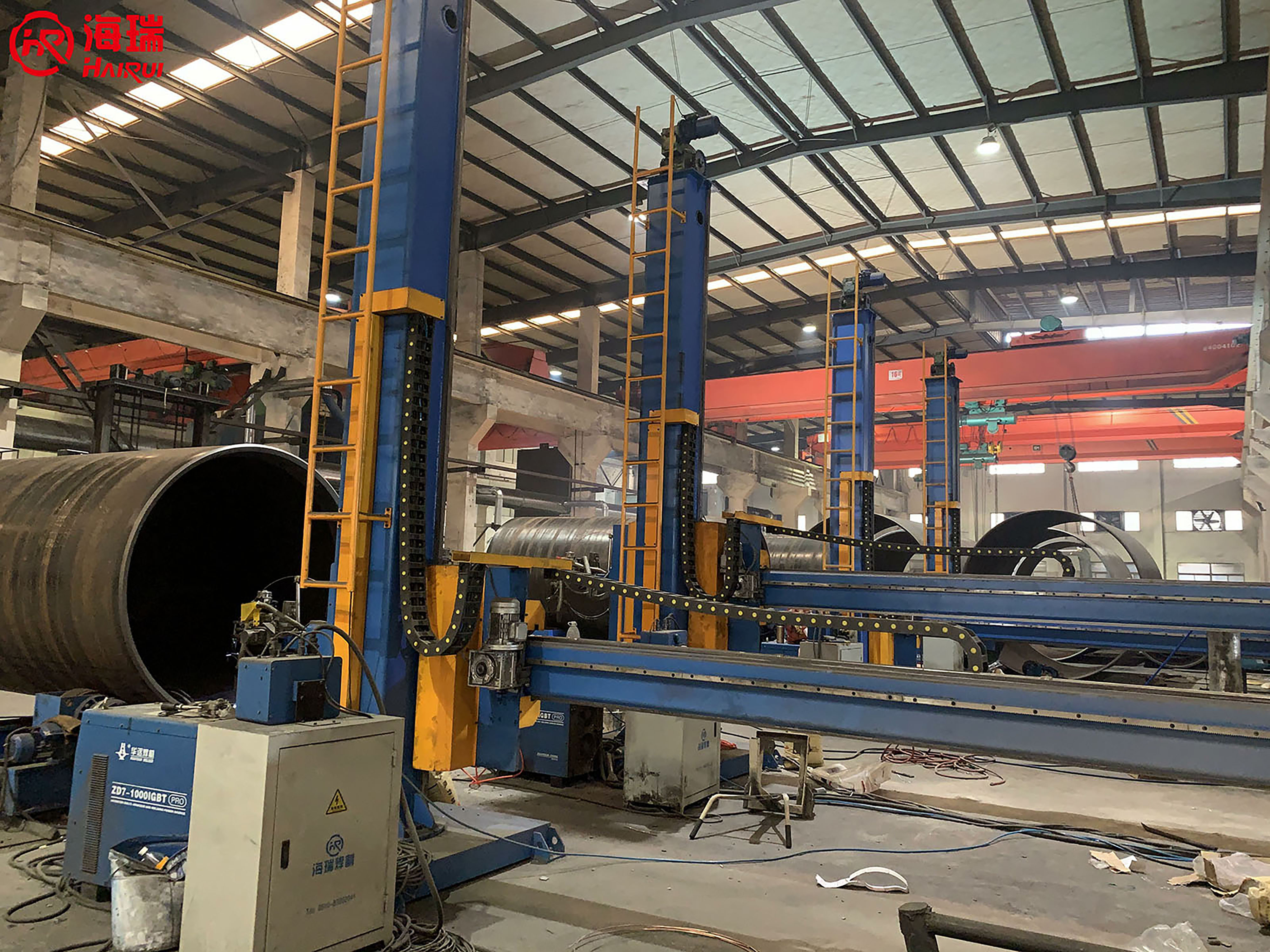 Hairui Welding and Cutting Operation Machine Electric Traveling Electric Rotating Intelligent, Efficient, and Precision Automatic Welding