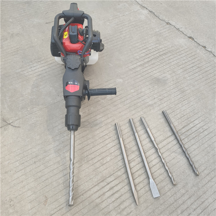 Two stroke gasoline pickaxe Xinchen multifunctional stone drilling machine internal combustion impact drill