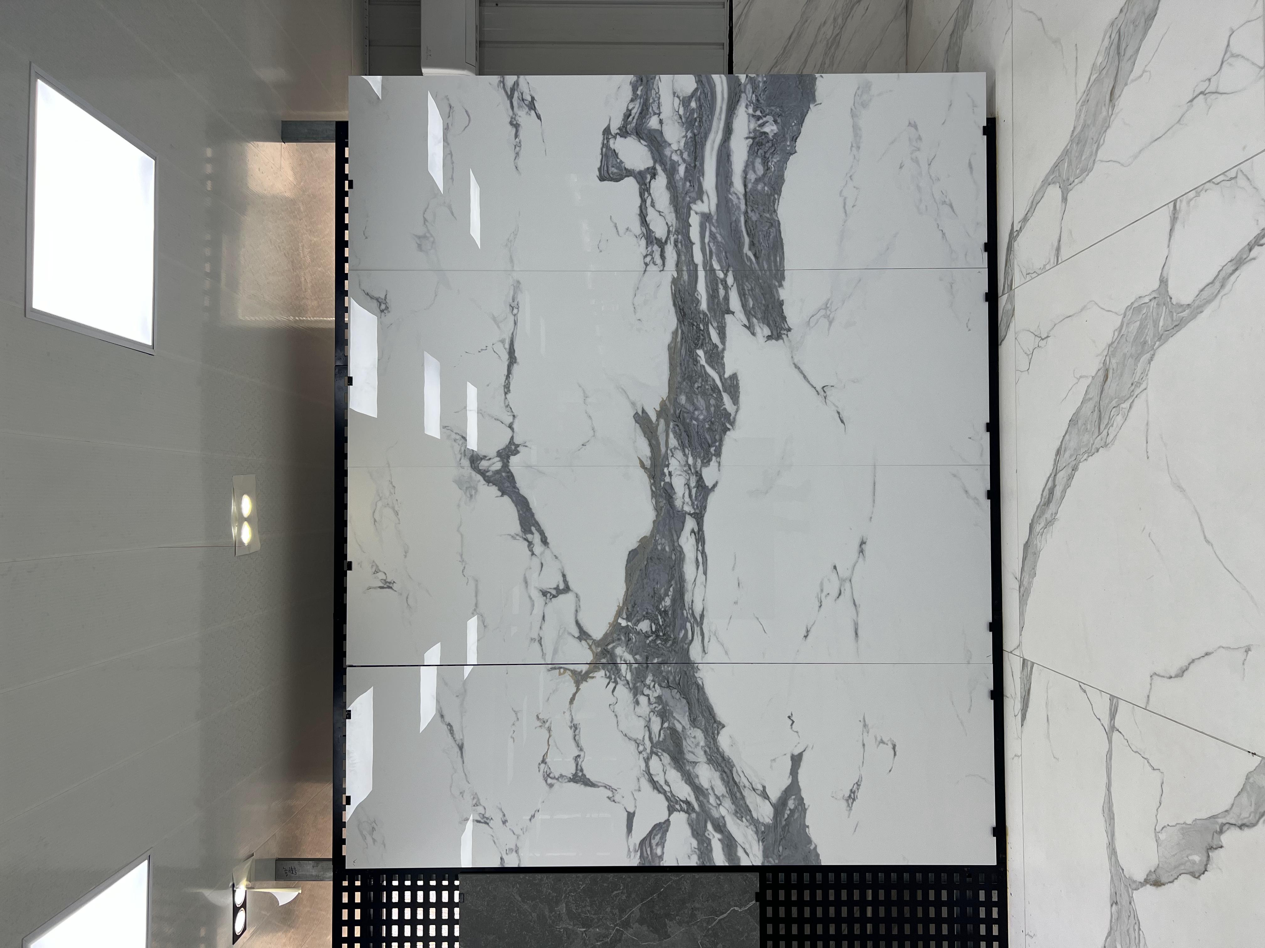 New Specification 900 * 2480 * 6mm Large Silicon Porcelain Board Hotel Lobby Office Building Background Wall High end Chinese Style