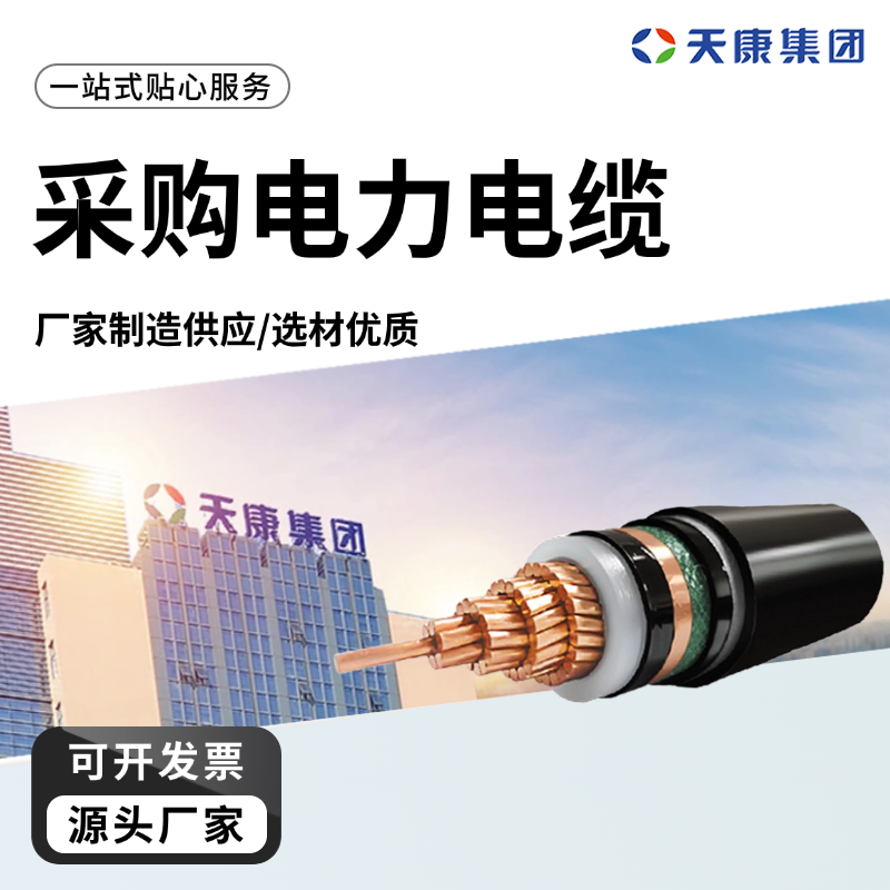 天康 O 采购电力电缆 标称截面10mm2 厂家供应 做工细致