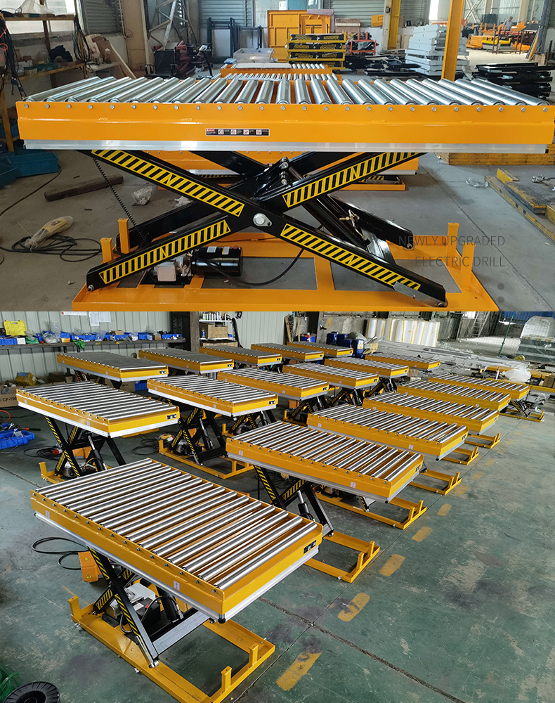 Support customized fixed elevator warehouse cargo lifting platform electric hydraulic lifting machine