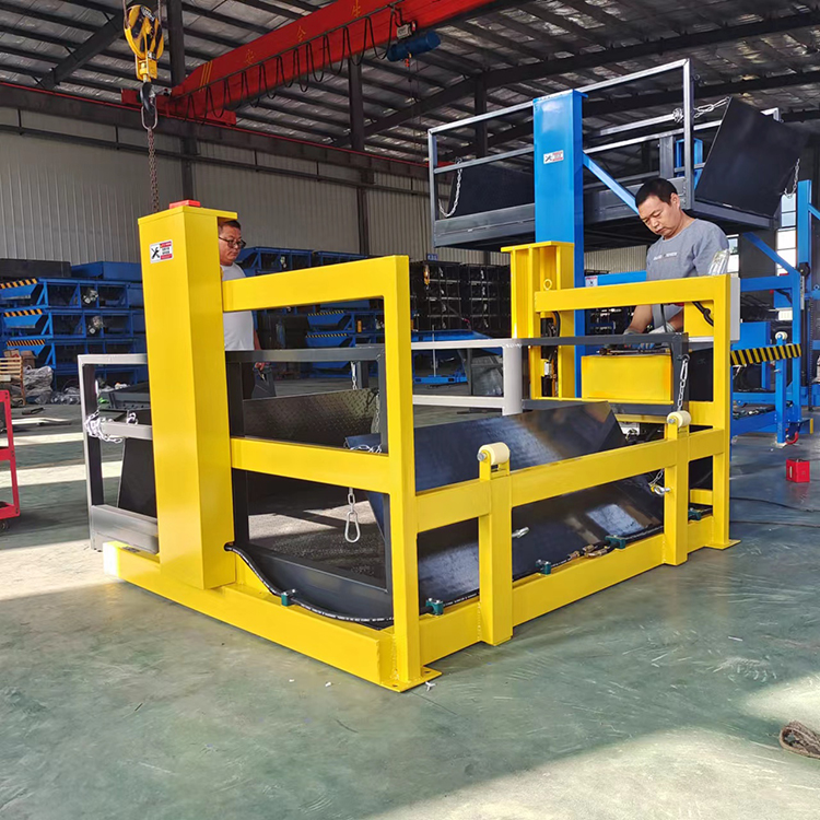 Longyu hydraulic mobile loading platform, container loading and unloading elevator, ground cow hand trailer, loading and unloading artifact