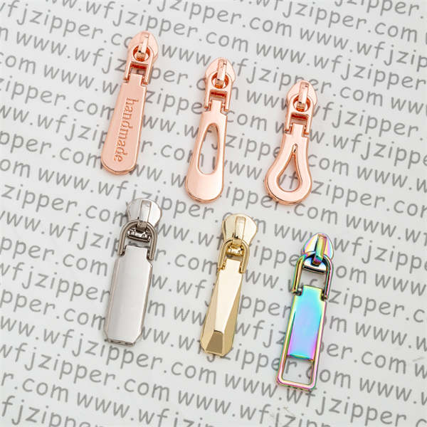 Automatic head zipper head pull tab, antique copper nylon pull tab, spot size 3 water drop tab, nylon zipper head