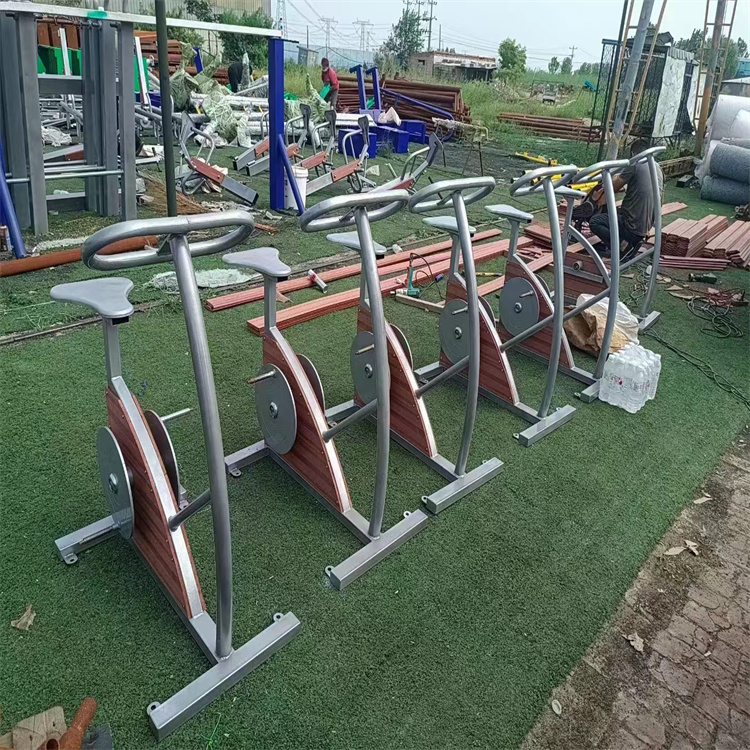 Plastic Wood Double Walking Machine Park Exercise Equipment Giant Bird Production Outdoor Fitness Path