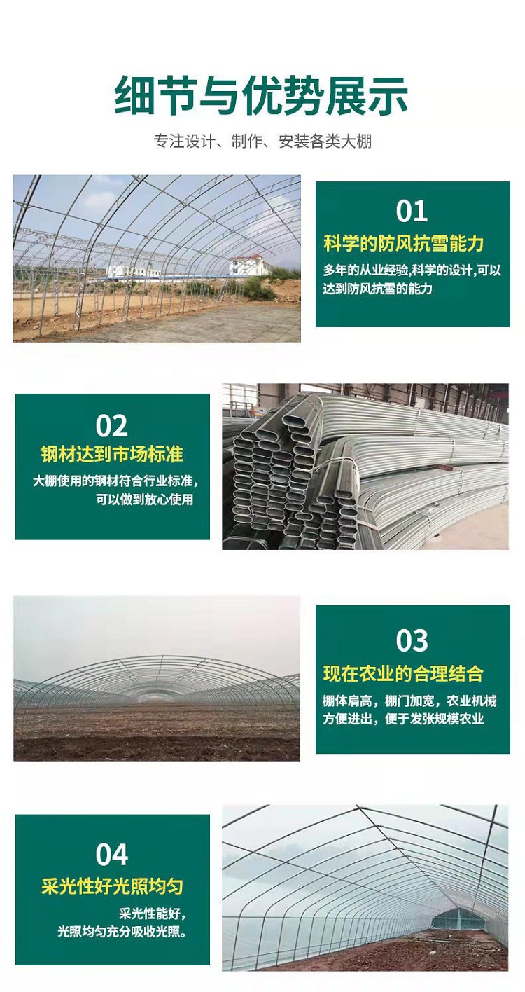 Tai You Yi Building Materials Simple Film Greenhouse, Single Insertion Greenhouse, Arch Greenhouse, Agricultural Seedling Cultivation, Flower Cold Greenhouse Installation