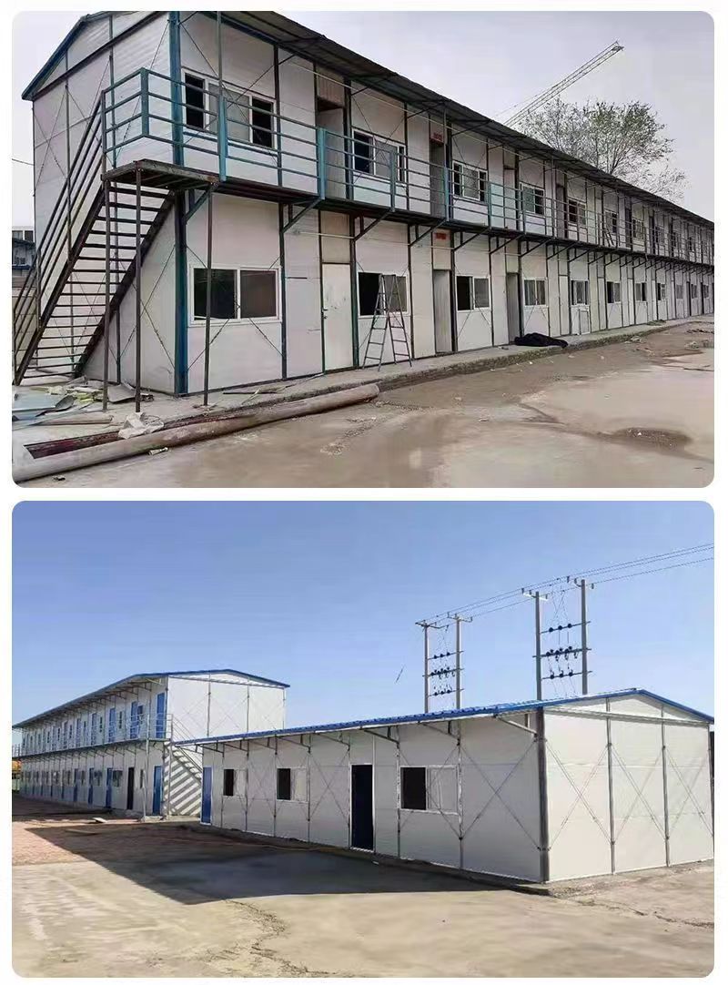 Gonghongshengdi Colored Steel Activity Board House, Rock Wool Fireproof Second Floor Temporary Building, Support Customized Nationwide Shipping