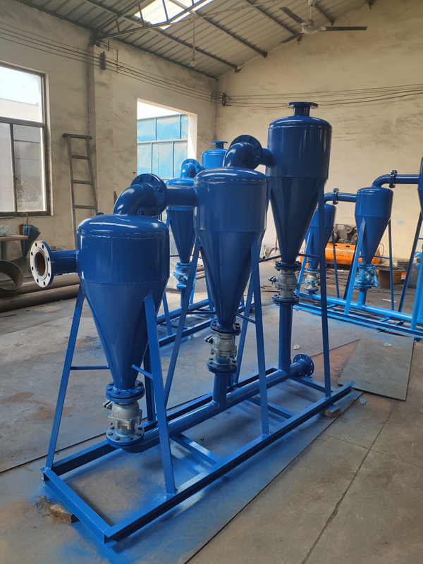 Jiahang Carbon Steel Cyclone Desander for Fine Sediment Removal Air Conditioning Well River Groundwater Starch Slurry Cyclone Separators