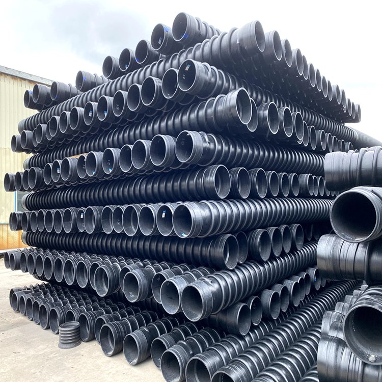 Liansu hdpe (B) type clathrate tube winding structure wall reinforcement pipe PP double high reinforcement large diameter SN8SN12.5