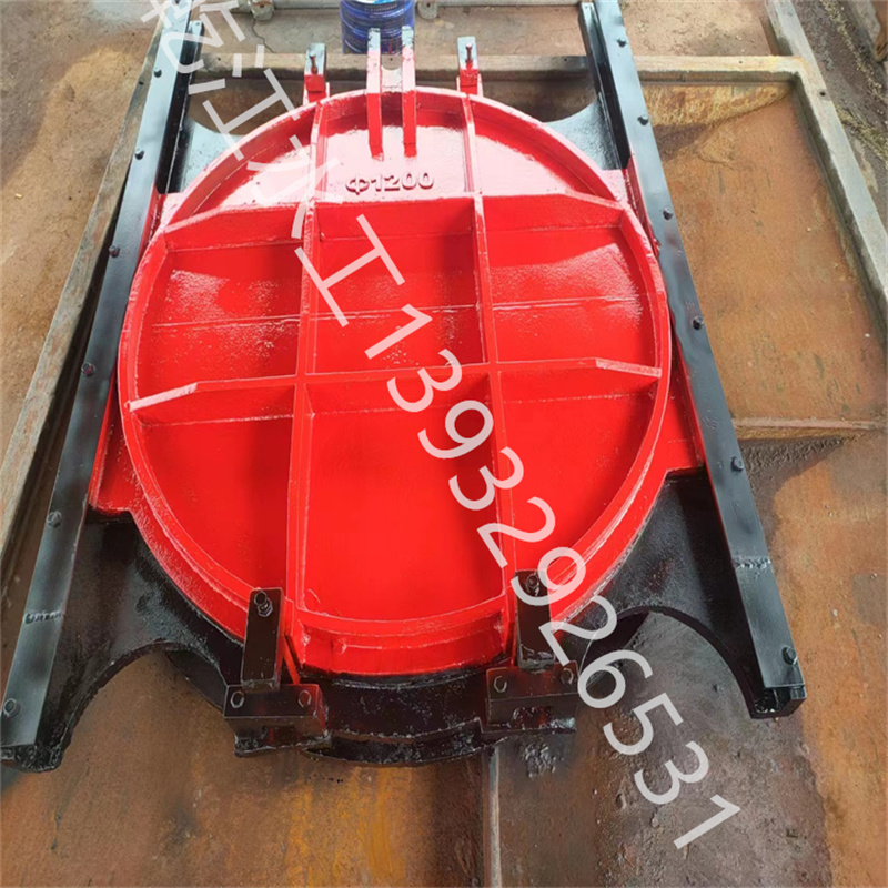 Cast iron circular gate DN650mm pipeline for water stop and drainage of municipal sewage can be used to regulate the weir gate reservoir