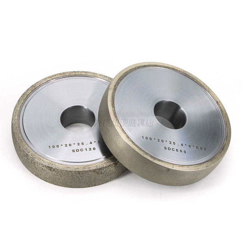 Bronze sintered grinding wheel R50 for glass edge grinding with 1F1 metal bonded parallel arc diamond grinding wheel