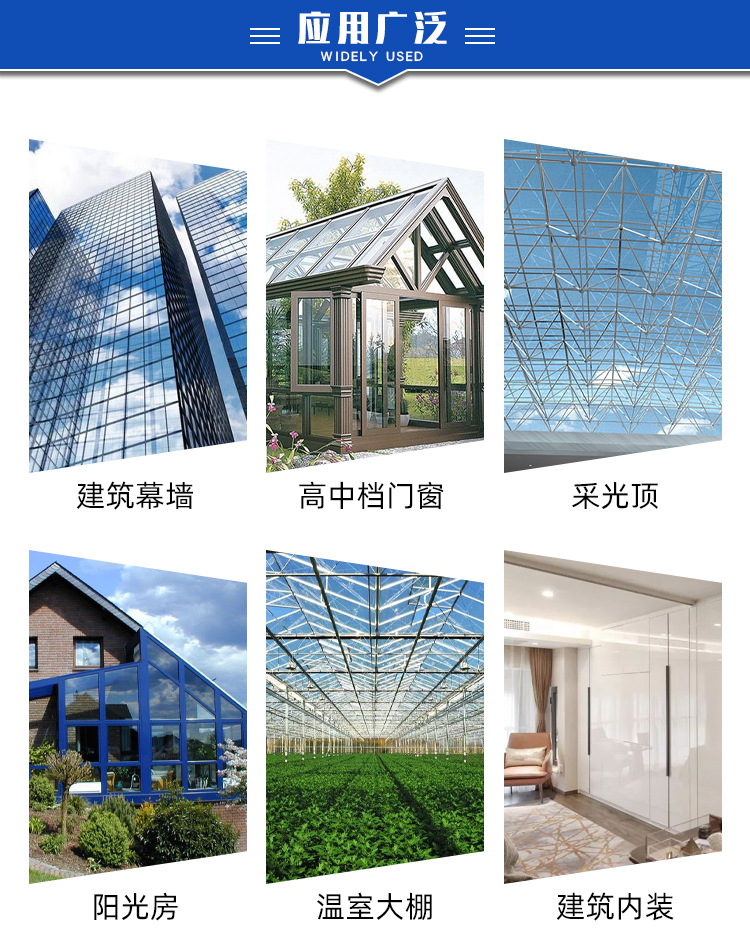 5mm ultra white tempered glass with high safety performance is used for decorative desktop panels of doors and windows