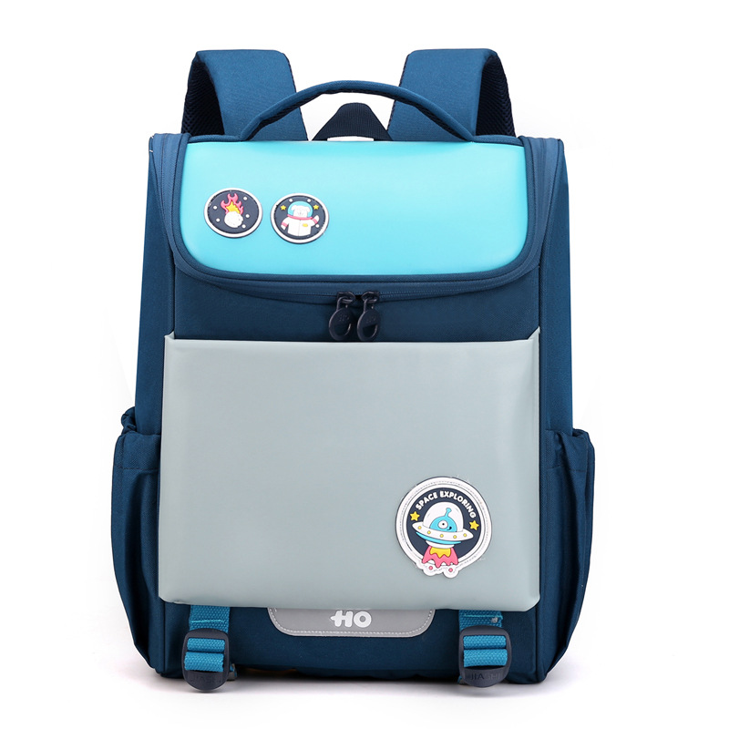 Korean version suitable for free wash backpacks for primary school students Shoulder protectors Children's backpacks Lightweight solid color primary school students' backpacks Customization