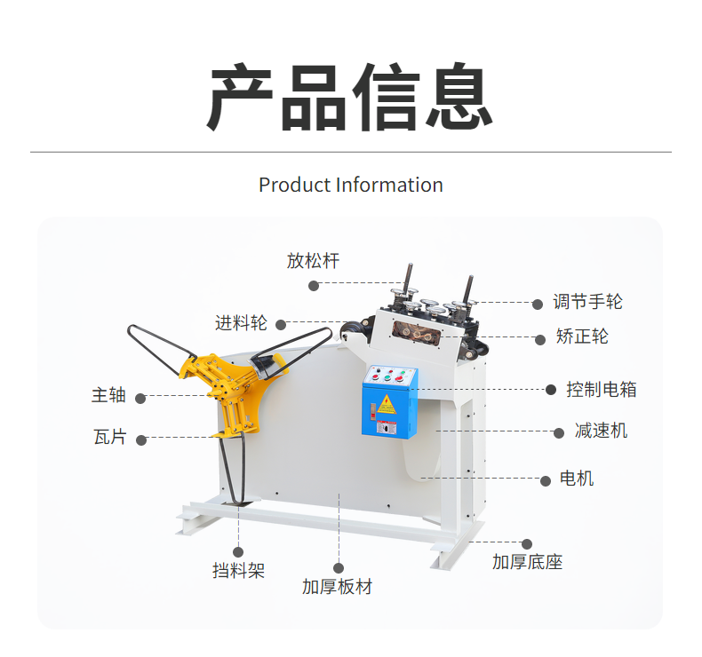 Stainless steel unwinding correction machine, punching machine, fully automatic 2-in-1 feeding machine, stamping automation feeding equipment