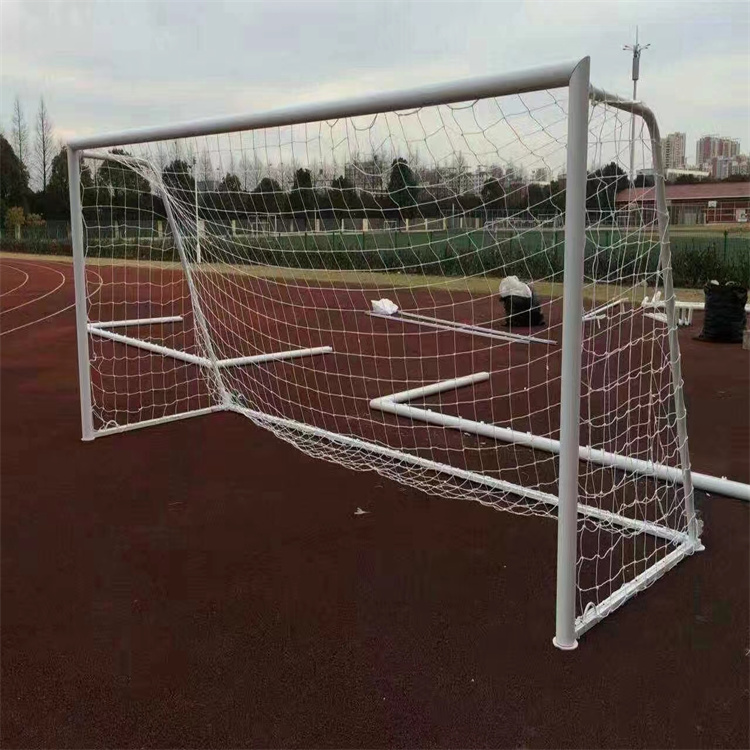 Customized mobile football frame with ball net for the football goal of the standard match of the Champions League A sports football field