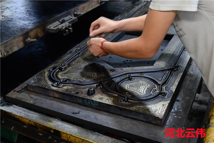 Heat exchanger gasket plate heat exchanger rubber strip sealing ring secondary vulcanization odorless model complete