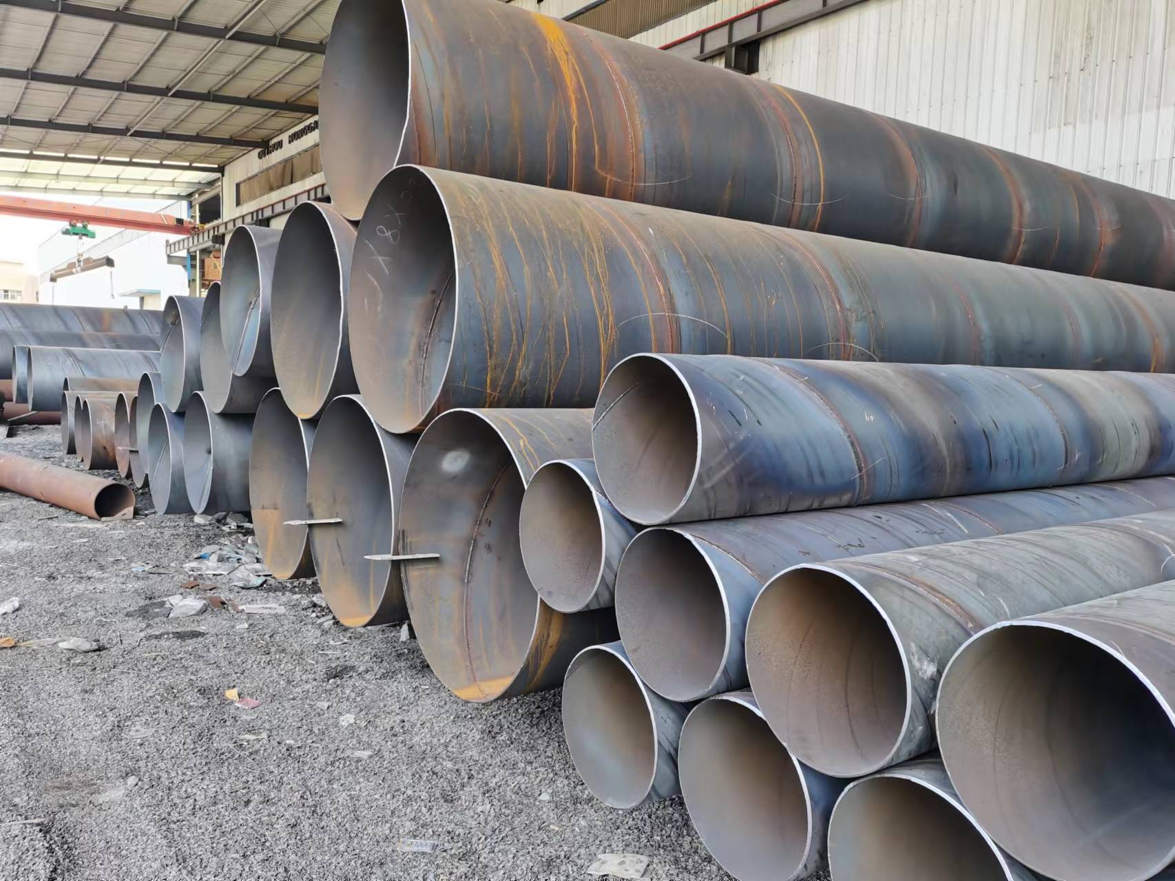 High quality 219-2220 spiral pipe q235b thick wall large caliber double-sided submerged arc sewage drinking water pipe