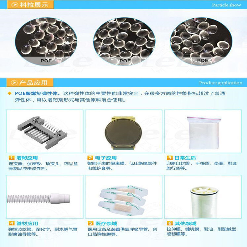 POE plastic raw material, DuPont POE 8180, weather resistance, wear resistance, and toughening grade