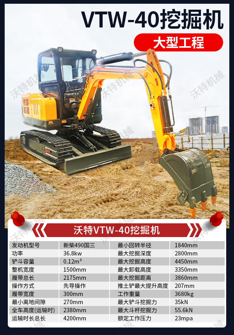 15 micro excavators, 10 telescopic hooks with chassis, 17 small excavators, and a 1.5-ton small excavator for digging around 20000 tons of soil