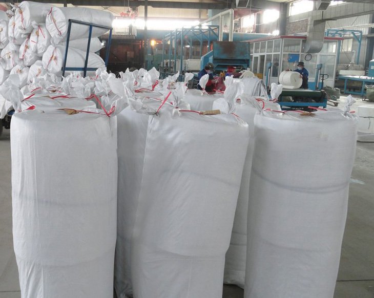 Aluminium silicate needled blanket Ceramic fiber refractory cotton high temperature resistant insulation Aluminium silicate fiber insulation blanket