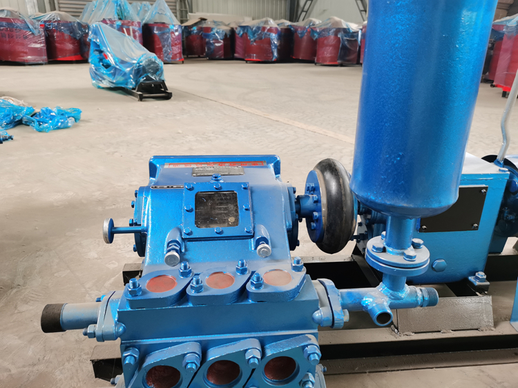 Yuzhou Machinery BW150 Horizontal Triplex Reciprocating Single Cylinder Mud Pump with Eight Different Flowrates and Pressures