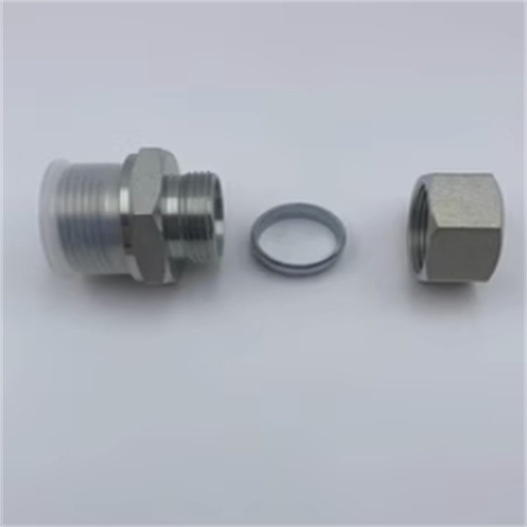 American PARKER ET20SCF three-way rotating nut transition joint carbon steel single ferrule connection