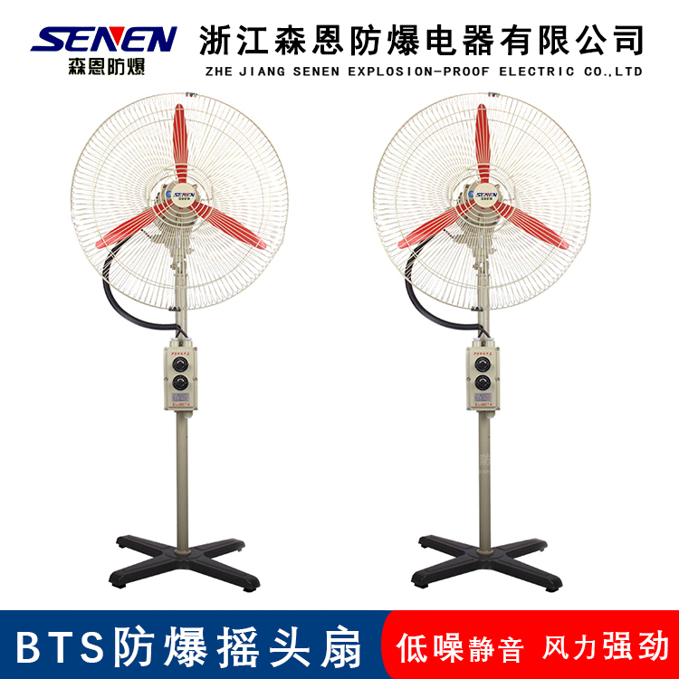 FB explosion-proof shaking head exhaust fan BTS explosion-proof industrial fan wall mounted explosion-proof electric fan 220V 380V