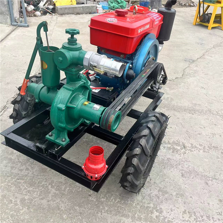 Diesel mobile pump for farmland irrigation water pump, high lift ground irrigation belt dedicated pump