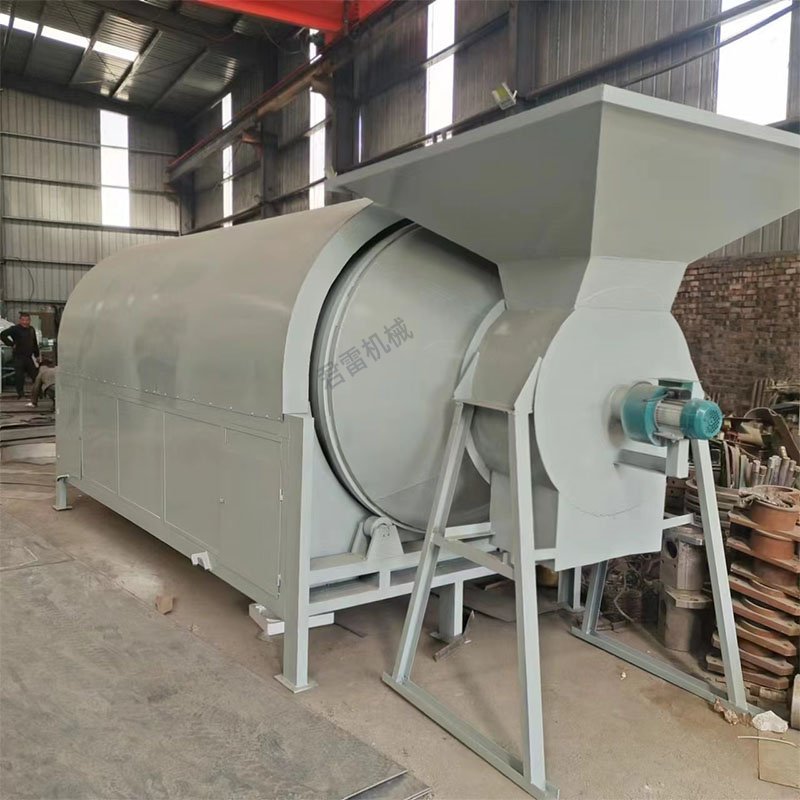 Drum type coal-fired chicken manure dryer Junlei heating tofu residue dryer Distillery lees drying equipment