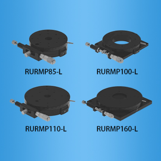 Ruiyu - Manual rotary table - Large angle coarse adjustment and small angle precision adjustment - Thread pair drive