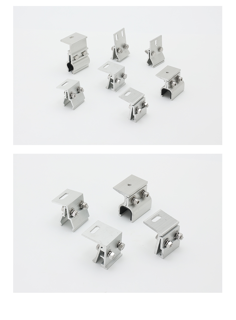 Thickened vertical locking fixture, aluminum alloy metal roof windproof fastener