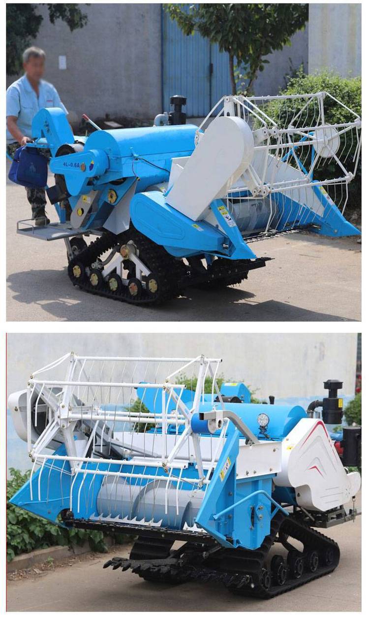 Honghai harvest self-propelled grain Combine harvester new wheat harvester crawler rice harvester