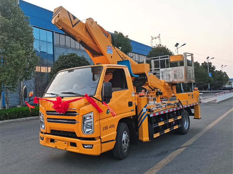 23m Jiangling Shunda Aerial work platform Blue License C Safe and Fast Driving Exempt from Purchase Tax