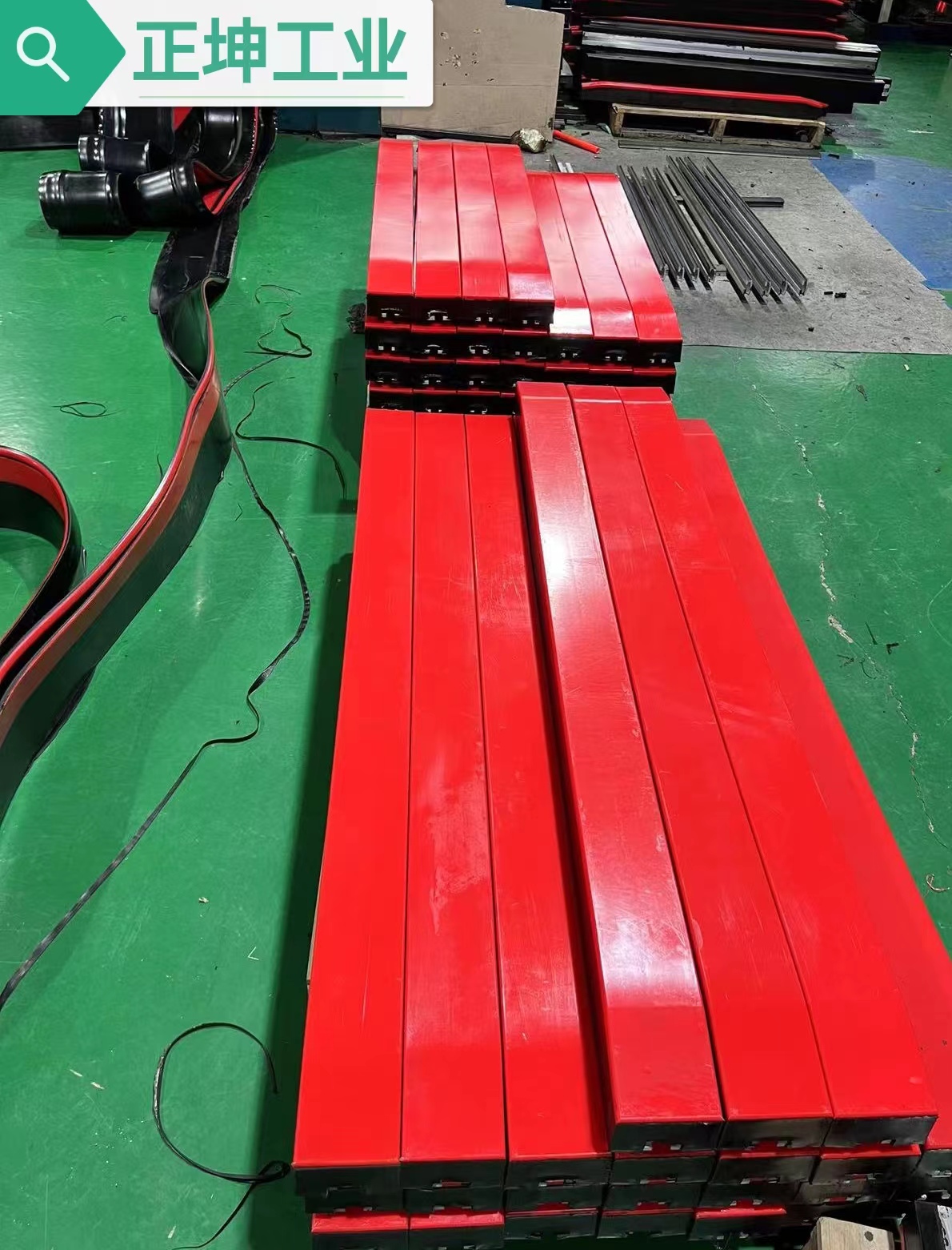 Zhengkun Industrial Ultra High Molecular Weight Polyethylene Buffer Strip 1200 * 100 * 75 Color specifications can be customized