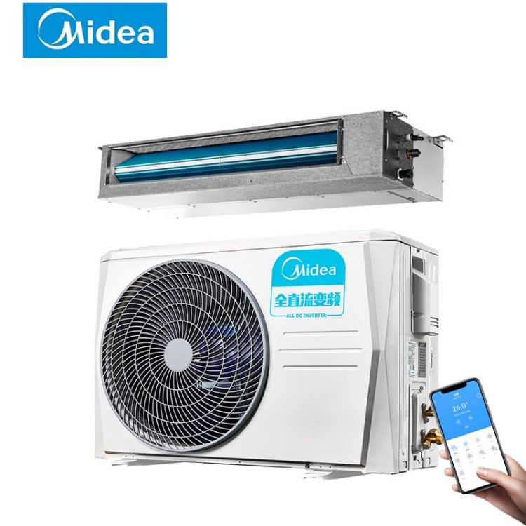 北 京美的(MIDEA)变频风管机一拖一 悦享四代系列 2匹中央空调