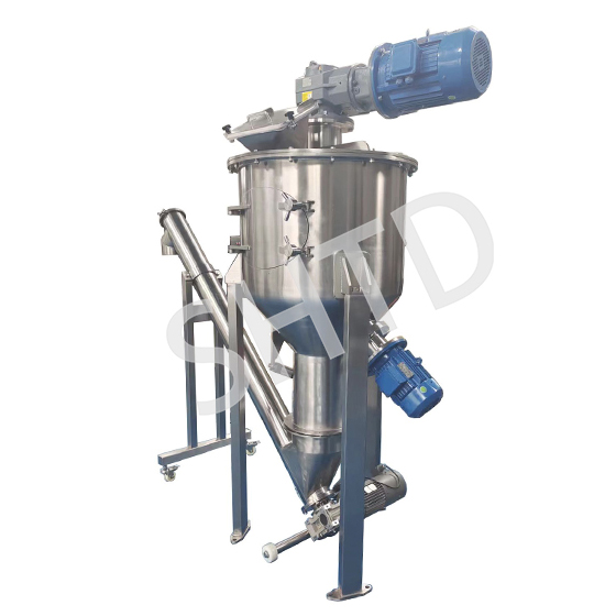 Additives Solid beverage Spice powder dry mixer Single shaft paddle mixer Granular nut mixer