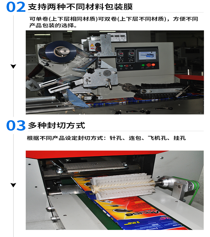 Automatic counting and card issuing packaging machine for biscuits Packaging plan for sheet products with a one-year warranty