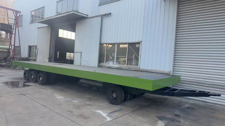 十联重工 工厂用牵引式平板拖车 大吨位平板车搬运车 按需定制