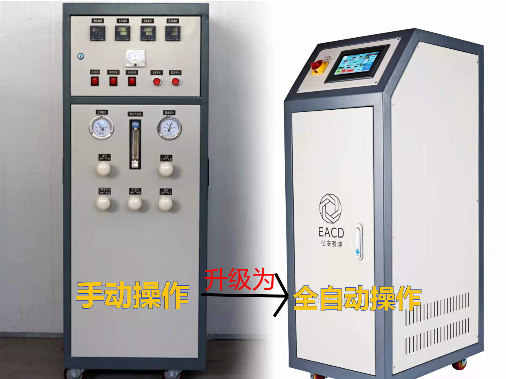 Argon purification machine CZA-4N manual upgrade fully automatic touch screen argon purifier