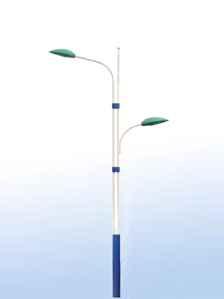 New Yan Lighting Sodium Lamp Cap 8m 400w Double Arm Street Lamp Source Manufacturer Quality Assurance