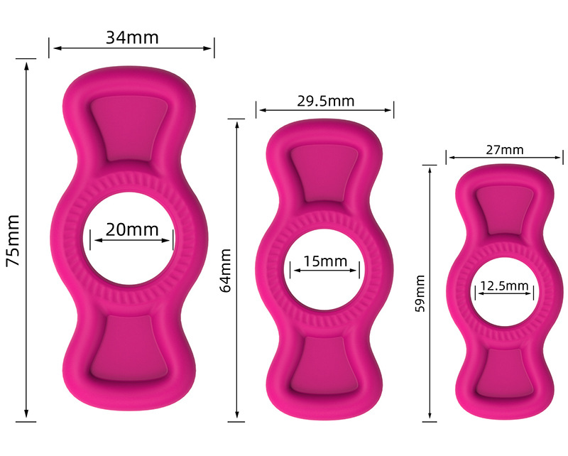 Yuesehuan YSH liquid silicone male desensitization delay lock sperm ring sex toys exercise Cock ring large, medium and small