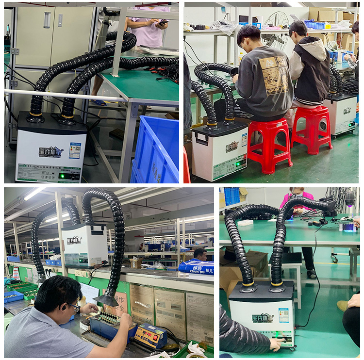 Workshop soldering smoke exhaust machine soldering smoke exhaust machine welding assembly line smoking device