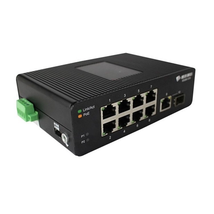 Industrial Ethernet Switch BDCOM IES200-V25-2S8T Full Gigabit